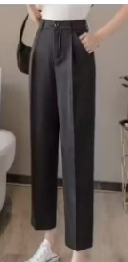 Private Label TIGER STYLE SIMPLICITY STRAIGHT FIT LEG PANT FOR WOMENS AND GIRLS Size Free Colour Black