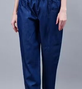 Private Label Womens Elastic blue Denim Jeans pant Loose Fit Western Trouser size 44 xxxl