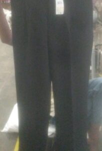 Private Label Istyle Can Solid Black Trouser for Womens free size