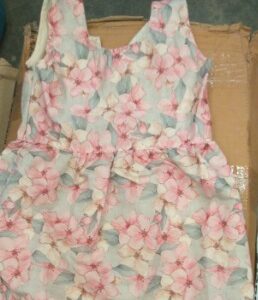 Akkadbakkad flower Pink Cotton Printed Dress size 1 to 2 year colour light pink