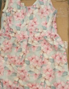 Akkadbakkad flower Pink Cotton Printed Dress size 2 to 3 year colour light pink