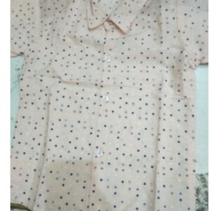 Akkadbakkad pink polka boys shirt colour light pink size 4 to 6 year 6 to 8 year and 8 to 10 year