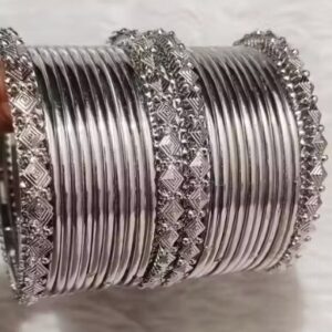 Private Label Star Silver Bangles Set 15