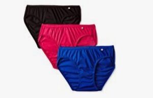 Jockey Synthetic Bikini Briefs For Women Pack Of 3 Multicolour M