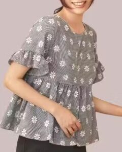 Private Label Printted GrayTop SIZE S