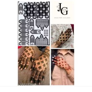 Private Label hand mehndi Stencil