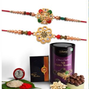 Private Label DeoDap 4 pieces Chocolate and Rakhi Gift Set