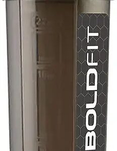Boldfit Plastic Gym Typhoon Shaker Bottle Leakproof Guarantee Sipper Bpa Free Material Typhoon Black 700 Ml