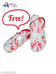 Red And White Mix Colour Crox Size 28