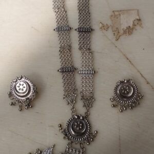 Silver Plated Necklace Set For Women