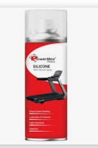 Powermax Fitness Silicone Oil Lubricant Spray For Treadmill 500Ml