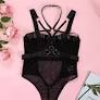 Vagbhata Babydoll With Adjustable Straps Black Colour Size M