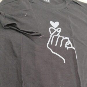 Black Colour Casual Cotton Blend Crop Top Size M For Women