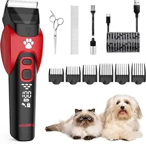Olimpia Dog Cat Clippers Electric Grooming Trimmer Kit