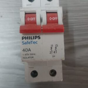 Philips 40A Safetec 2 Pole Mcb Isolator