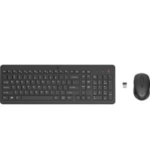 Hp 330 Wireless Black Keyboard And Mouse Set With Numeric Keypad, 2Point4Ghz Wireless 1600Dpi, Usb Led Indicators Colour Black