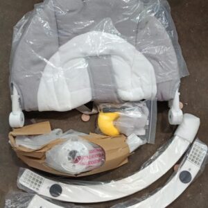 Mee Mee Premium Electric Baby Rocking Chair Automatic Swing Rocker With Bluetooth Music Connectivity Colour Grey