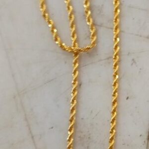 Trendy Imitation Gold Pendant Chain