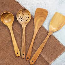 Wooden Cooking Spoon Set Of 4