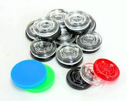 Transparent Plastic Carrom Coins Kit