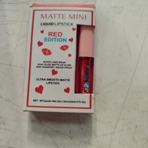 Matte Mini Liquid Lipstick Red Edition 4 X 1 Point 5Ml