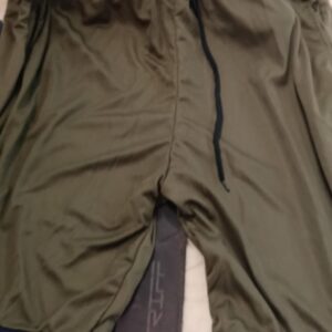 Henna Green Men Blue Regular Shorts Size Xxl