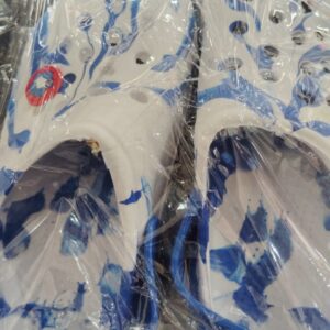 Clogs For Kids Boy Colour Blue And White Size 27