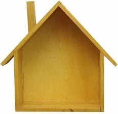 Yellow Colour Home Decorative Hut Shape Shelf