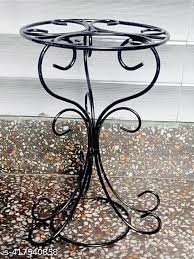 Wrought Iron Garden Plant Pot Stand