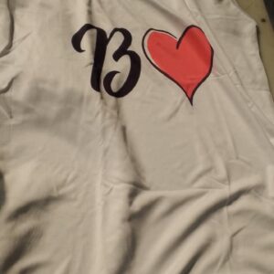 White Printed Vest For Men Size M