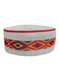 Handloom Mens And Womens Woollen Himachali Kullu Patti Topi Grey