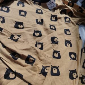 Kuchipoo Mustard And Black Baby Girl And Baby Boy Regular Fit Cotton T Shirt Size 4 To 5Y