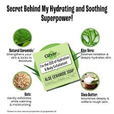 Ghar Aloe Ceramide Soap 50G