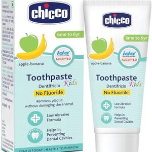 Chicco Toothpaste For Kids Best For Baby 6M 6Y Apple Banana Flavour 50Gm