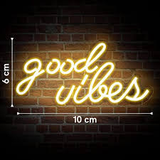 Desidiya Good Vibes Neon Sign 5W Decorative Led Lights