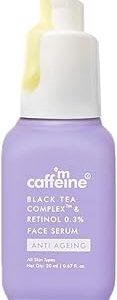 Mcaffeine Retinol 0 Point 3 Black Tea Complex Anti Ageing Face Serum 20Ml