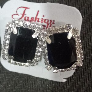 Black Colour Studs Earrings For Women