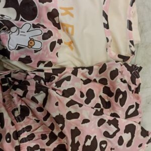 Women Dress Cream Printed Size Xl