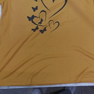 Women T Shirt Yellow Colour Size Xl
