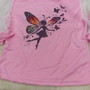 Women T Shirt Pink Colour Size M