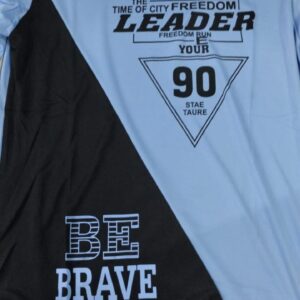 Men Full Sleeve Tshirt Color Blue Printed Size M