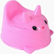 Baby Potty Chair With Lid Pink