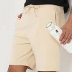 Shein Men Shorts Cream Colour Size L