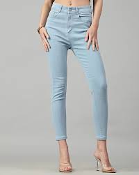 Shein Women Jeans Light Blue Colour Size 32