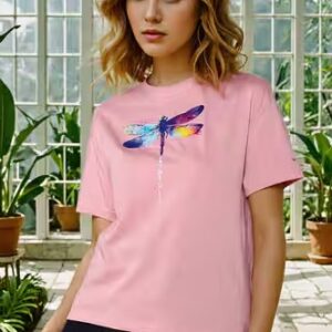 Shein Shein Short DropShoulder Sleeves Chest Graphic Print Crew T Shirt Size Xl