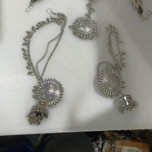 Women Necklace Set Silver Colour