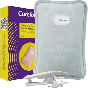Careforce The Force Behind Your Health Electric Hot Water Bag For Pain Relief Grey