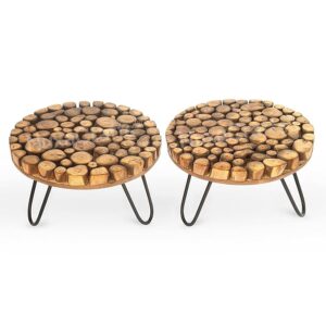 Plant Stand For Balcony Garden Home Decor Living Room Pack Of 2