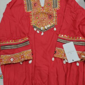 Fashion Kurta Set For Women Peach Colour Size 2Xl