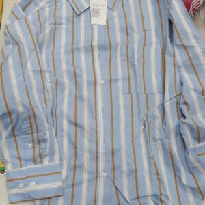 H And M Linen Sky Blue Shirt For Men Size Eur S